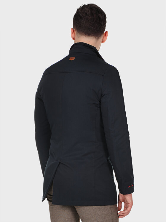Evenemen Evenemen Płaszcz przejściowy RUFFO G Granatowy Slim Fit