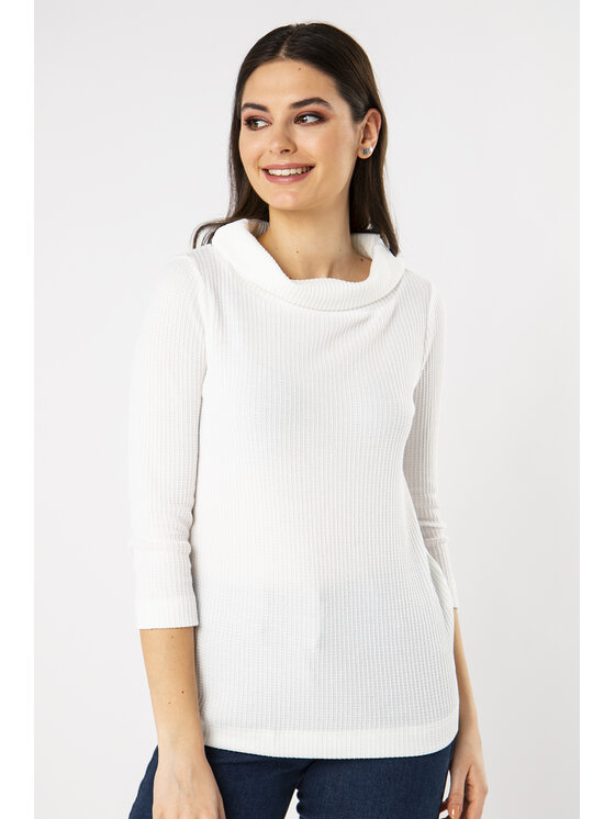 QUIOSQUE QUIOSQUE Halenka MELLOW BLOUSE Écru Regular Fit