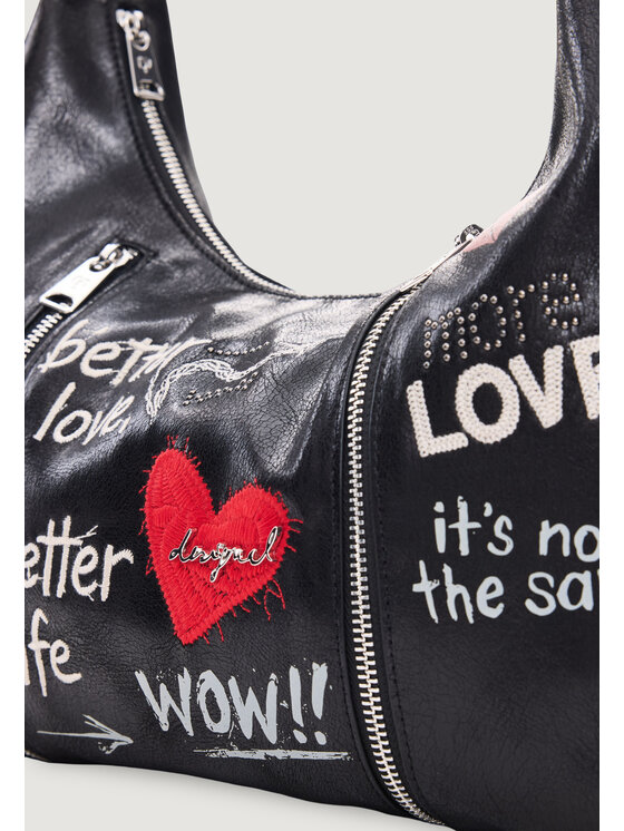 Desigual Desigual Borsetta BAG_WOW HEAVEN MAXI Nero