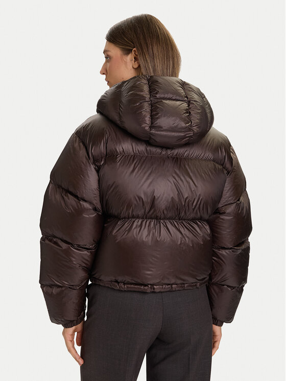 Tommy Hilfiger Tommy Hilfiger Pūkinė striukė WW0WW46541 Ruda Regular Fit