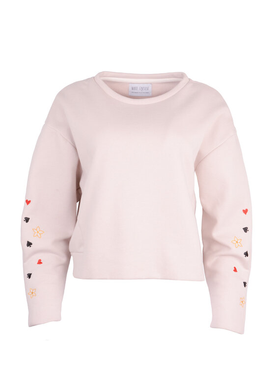 White Rvbbit White Rvbbit Bluza Mad Hatter Beżowy Regular Fit