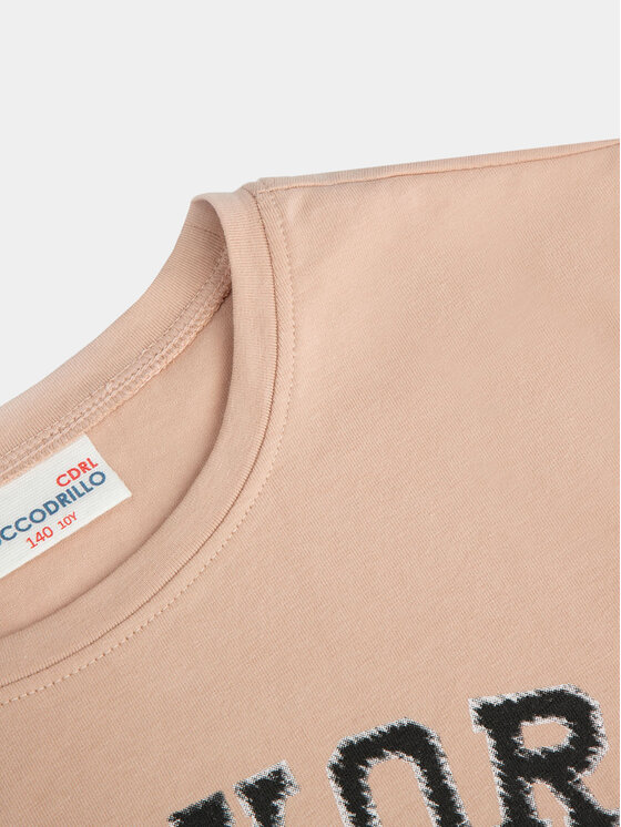 Coccodrillo Coccodrillo T-Shirt WC4143205VGA Beżowy Regular Fit