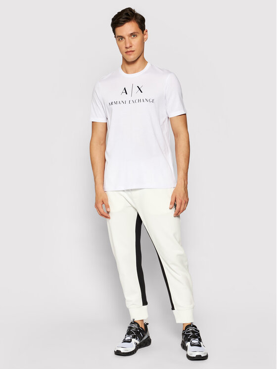 Armani Exchange Armani Exchange T-shirt 8NZTCJ Z8H4Z 1100 Bianco Slim Fit