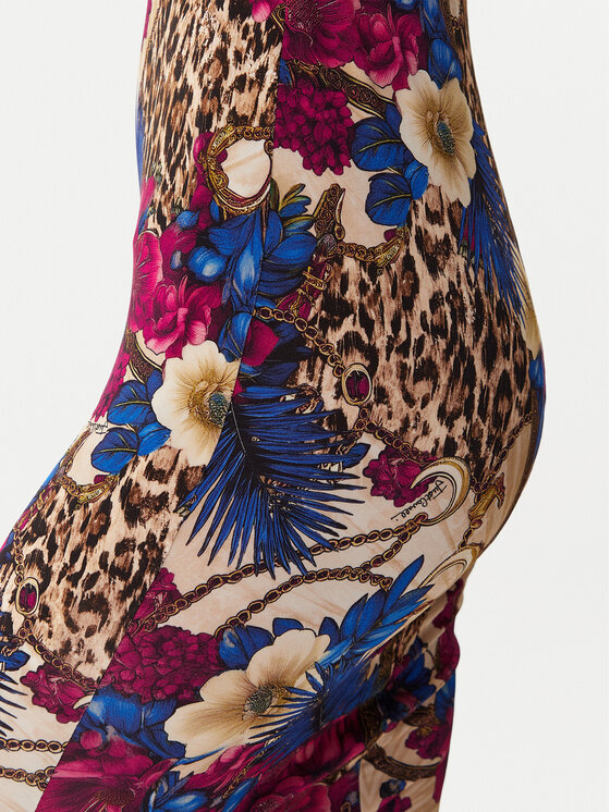 Just Cavalli Just Cavalli Kleid für den Alltag 79PAO952 JS531 Bunt Slim Fit