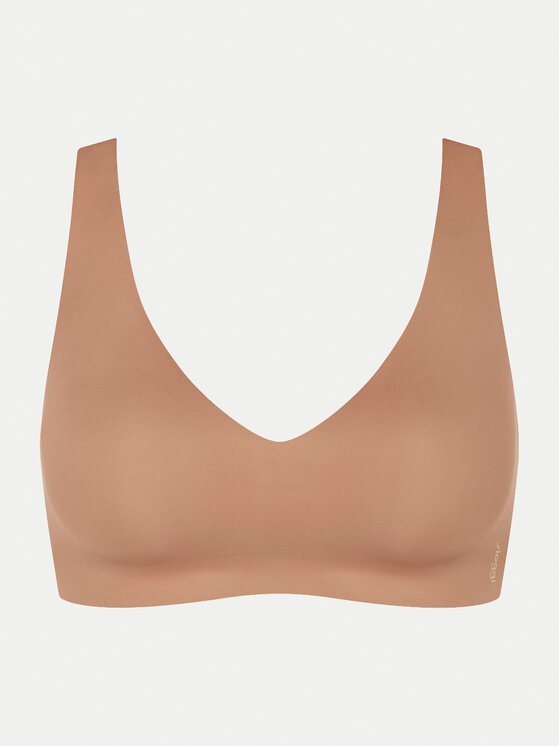 Sloggi Sloggi Sutien fără armătură Zero Feel 10217729 Maro