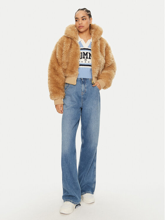 Tommy Jeans Tommy Jeans Karusnahk DW0DW18847 Beež Regular Fit