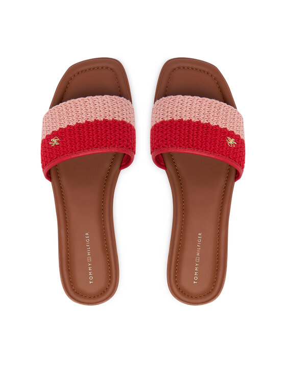 Tommy Hilfiger Tommy Hilfiger Natikače Th Flat FW0FW09513 Crvena