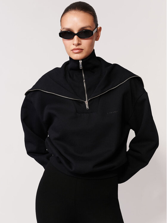 La Mania La Mania Mikina RAINNIE Černá Basic Fit