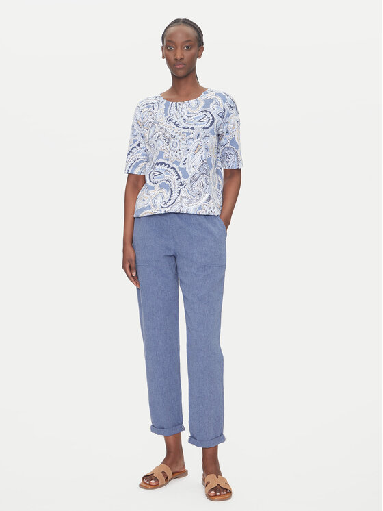Olsen Olsen Tričko 11105109 Modrá Regular Fit