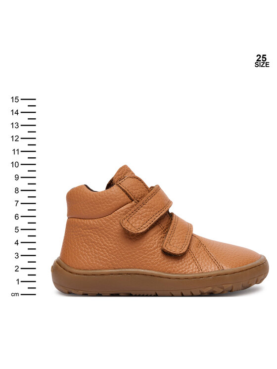 Froddo Froddo Kotníková obuv Barefoot Winter Furry G3110263-2 M Hnědá
