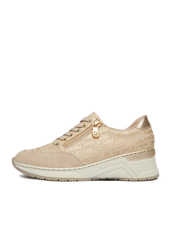 Rieker Rieker Sneakers N4316-62 Beige