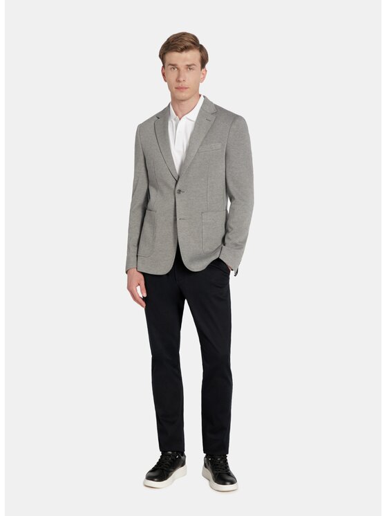 Pako Lorente Pako Lorente Marynarka P25WF-3X-016 Szary Slim Fit