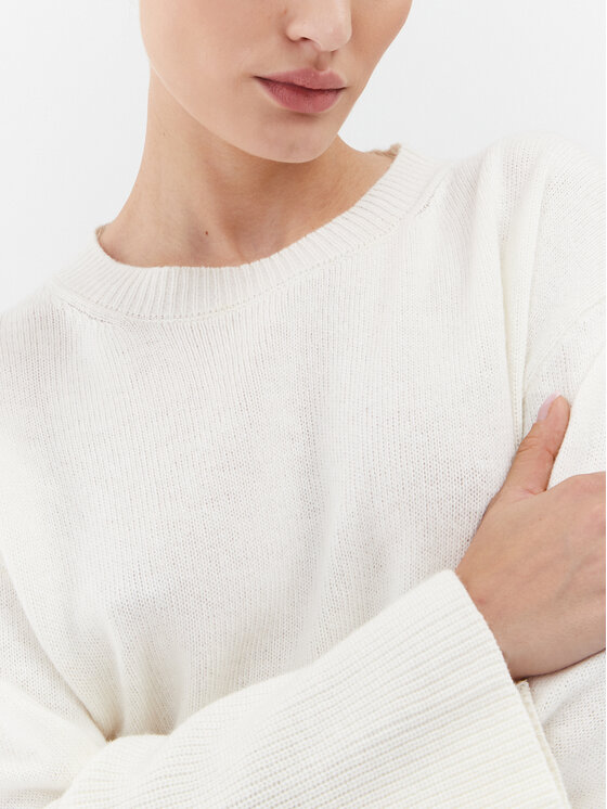 Marella Marella Sweter Anta 2333664137200 Biały Regular Fit