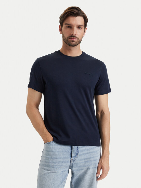 Calvin Klein Calvin Klein T-Shirt LV04LG222G Dunkelblau Slim Fit