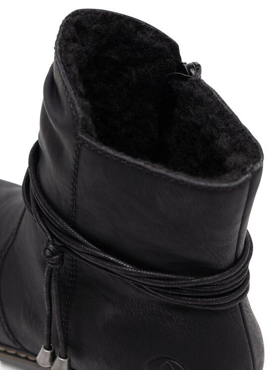 Rieker Rieker Botine 77263-00 Negru