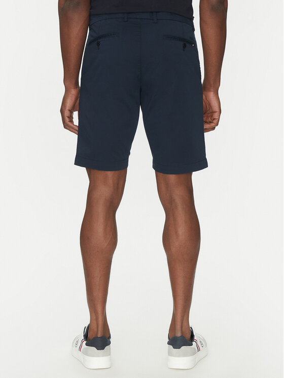 Hechter Paris Hechter Paris Szorty materiałowe 26664 151365 Granatowy Regular Fit