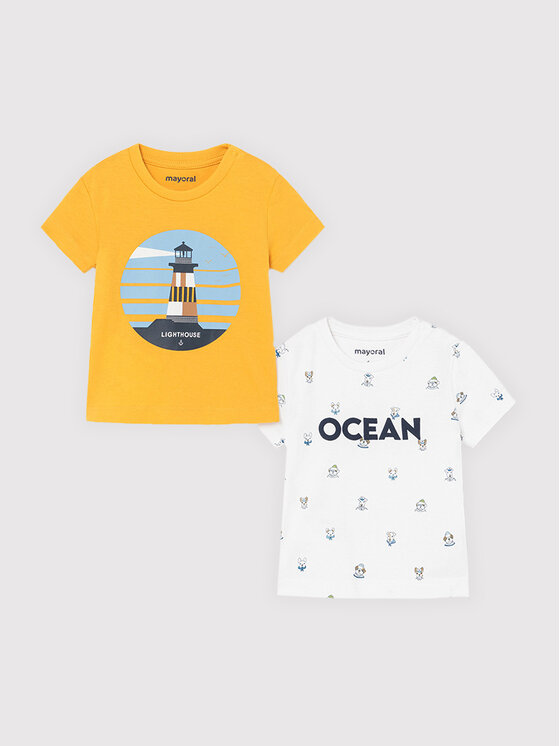 Set di 2 T-shirt 1008 Multicolore Regular Fit