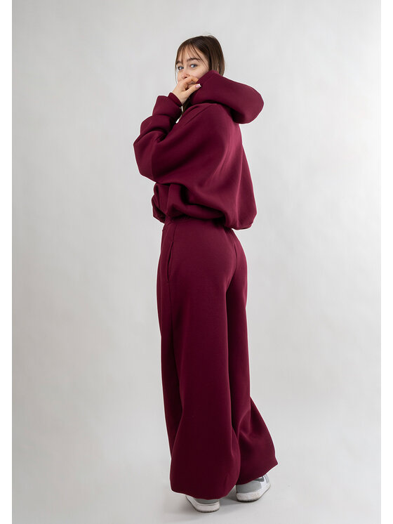 DKaren Sport DKaren Sport Dres B27 Bordowy Oversize