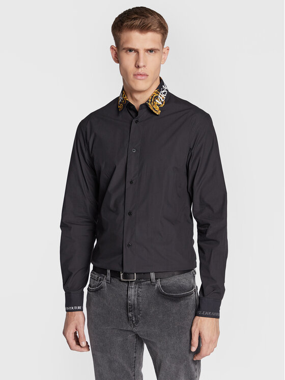 Versace Jeans Couture Versace Jeans Couture Сорочка 73GAL2SB Чорний Regular Fit