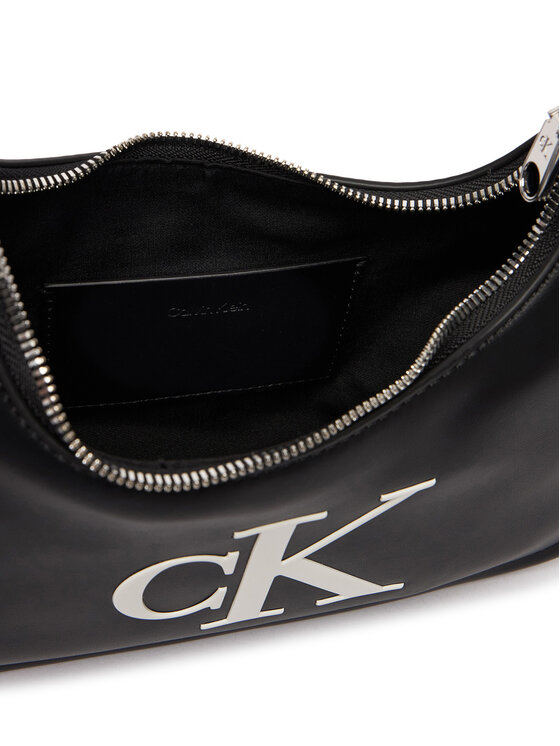 Calvin Klein Calvin Klein Дамска чанта Bold Ck Small Shoulder Bag LV04F3230G Черен
