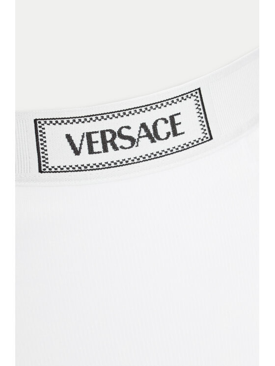 Versace Versace Mutande classiche a vita alta 1013505 Bianco