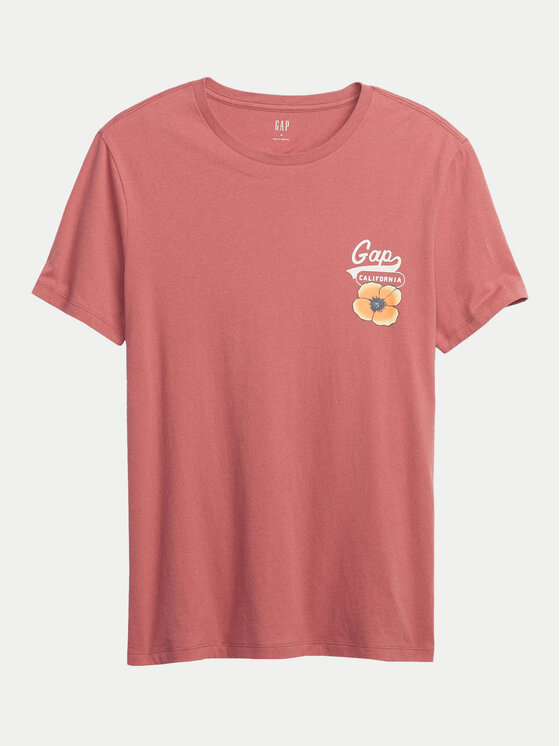 Gap Gap T-Shirt 545255-01 Růžová Regular Fit