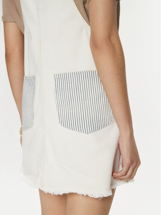 Lee Lee Jeanskleid Railroad 112349530 Écru Relaxed Fit