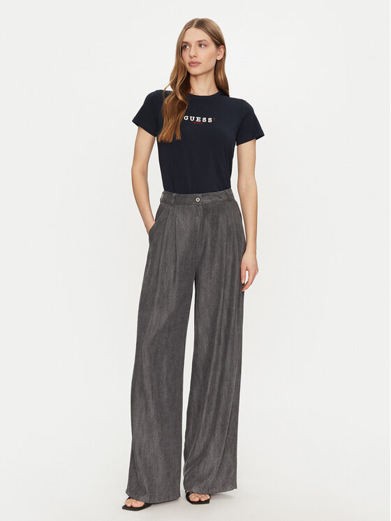 Guess Jeans Guess Jeans T-Shirt W5RI54 J1314 Tmavomodrá Regular Fit