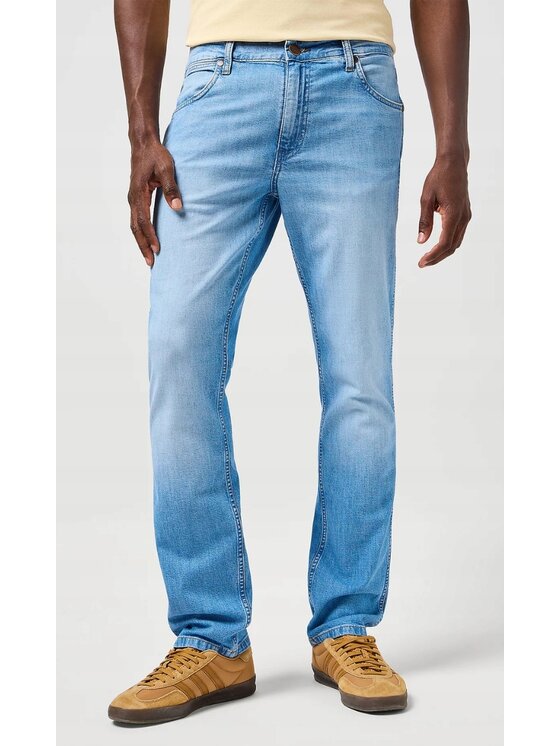 Wrangler Wrangler Jeansy Greensboro Niebieski Regular Fit