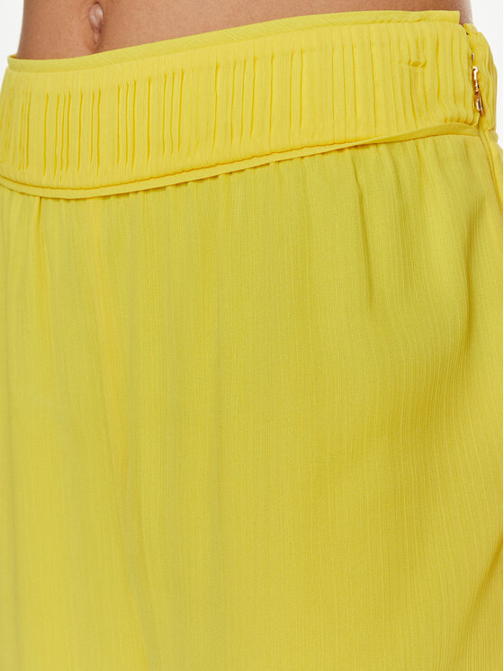 Patrizia Pepe Patrizia Pepe Hlače 2P1584/A061-Y447 Žuta Wide Leg