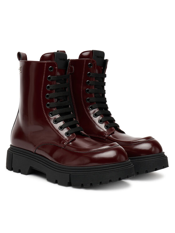 Calvin Klein Calvin Klein Schnürstiefeletten Tronchetto Allacciato V4A5-83132-1453 Dunkelrot