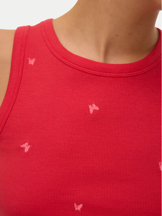 Vero Moda Vero Moda Τοπ Naja 10341964 Κόκκινο Slim Fit