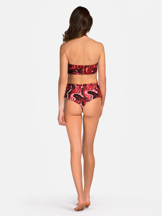 Miss Lou Miss Lou Bikini pezzo sopra G-SI2-BRD Bordeaux