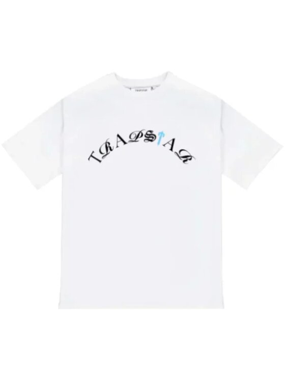 T-Shirt, rozmiar L, Białe, Script White/Teal Tee