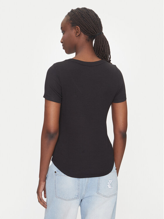 Tommy Jeans Tommy Jeans T-shirt Essential DW0DW20916 Crna Regular Fit