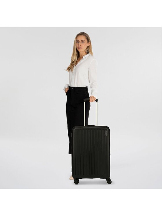 American Tourister American Tourister Walizka średnia 327185 Czarny