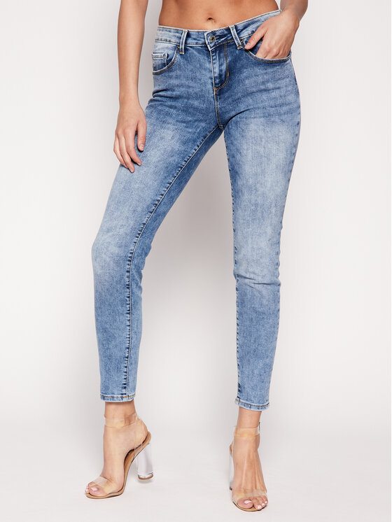 Guess Jeans Annette W0GA99 D41F1 Blau Skinny Fit • Modivo.de
