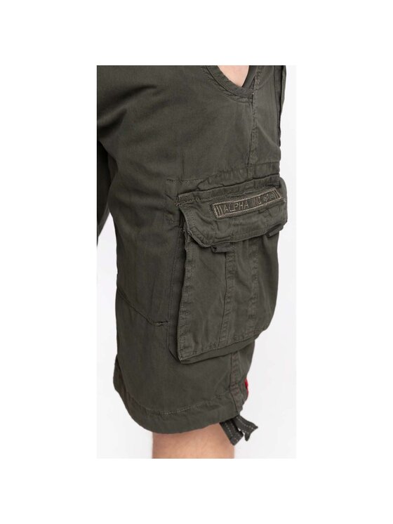 Alpha Industries Alpha Industries Bavlnené šortky KRÓTKIE SPODENKI Jet Short 191200-136 Sivá Classic Fit