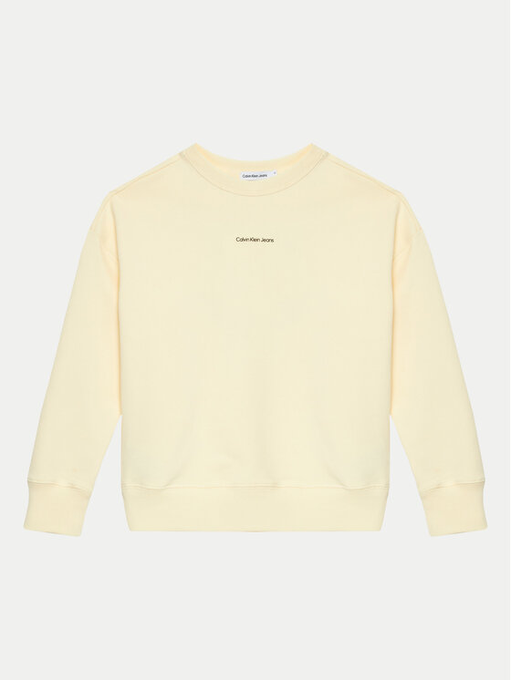Calvin Klein Jeans Calvin Klein Jeans Μπλούζα Monogram IB0IB02258 Μπεζ Regular Fit