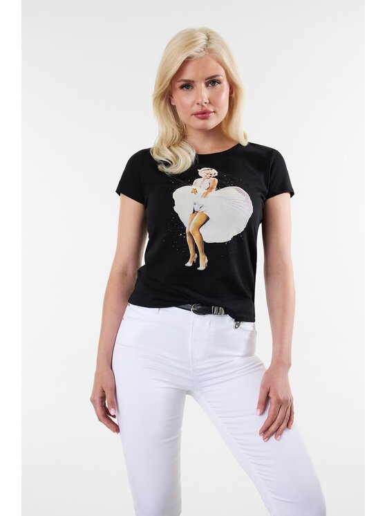 Guess Guess T-shirt 182715 Nero Classic Fit