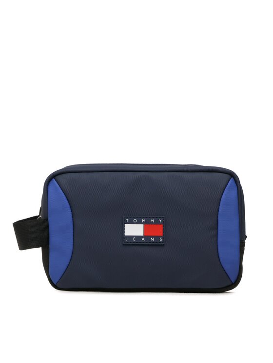 Tommy Jeans Kozmetični Kovček Tjm Function Washbag AM0AM11027 Mornarsko Modra