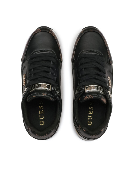 Guess Guess Laisvalaikio batai Moxea FL5MOX FAL12 Juoda