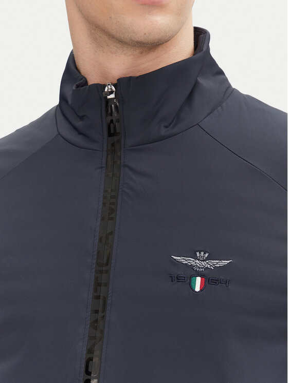 Aeronautica Militare Aeronautica Militare Kurtka przejściowa 251AB2205CT3264 Granatowy Regular Fit