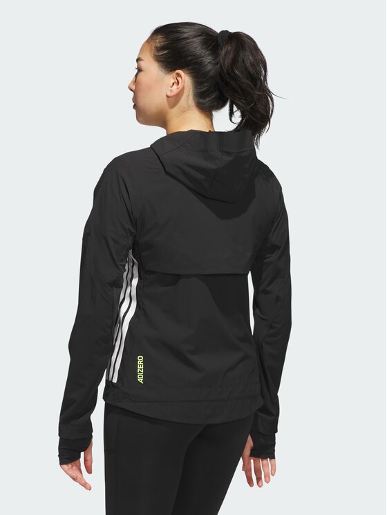 adidas adidas Kurtka do biegania Adizero Running Czarny Slim Fit