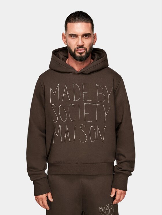 MADE BY SOCIETY MADE BY SOCIETY Kurtka anorak EARTH - H17535 Brązowy Basic Fit