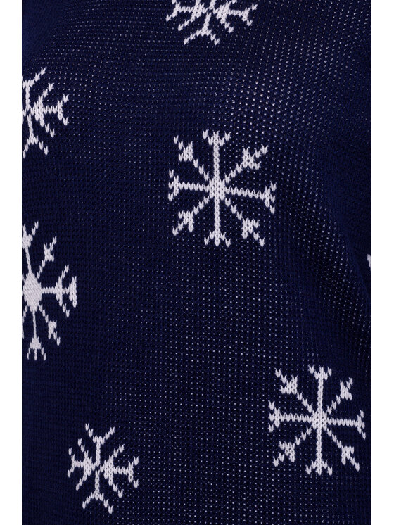 Made of Emotion Made of Emotion Sveter MXS11 Tmavomodrá Comfort Fit