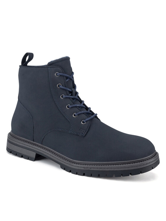 Lanetti Lanetti Schnürschuhe MYL8513-3 Dunkelblau
