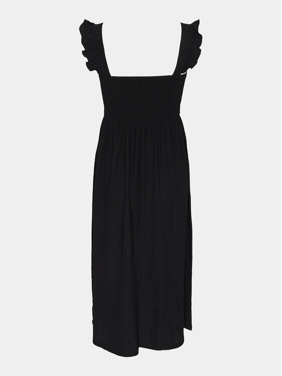 Pieces Pieces Letní šaty Luna 17147176 Černá Slim Fit