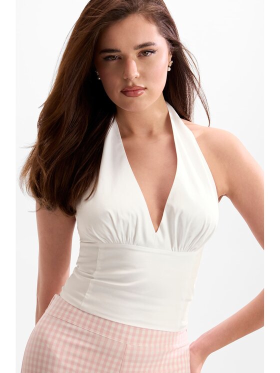 Guess Guess Top 182711 Biały Classic Fit