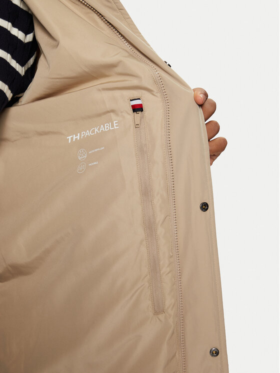 Tommy Hilfiger Tommy Hilfiger Átmeneti kabát MW0MW37651 Bézs Regular Fit